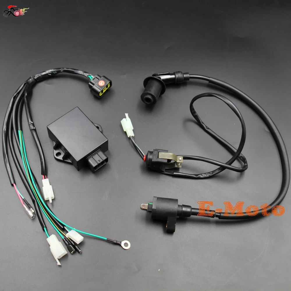 Complete Wire Wiring Harness Loom CDI Ignition Coil Kill Switch Kits For LIFAN W150cc ZS155cc PIT PRO Trail Dirt Bike NEW
Complete Wire Wiring Harness Loom CDI Ignition Coil Kill Switch Kits For LIFAN W150cc ZS155cc PIT PRO Trail Dirt Bike NEW