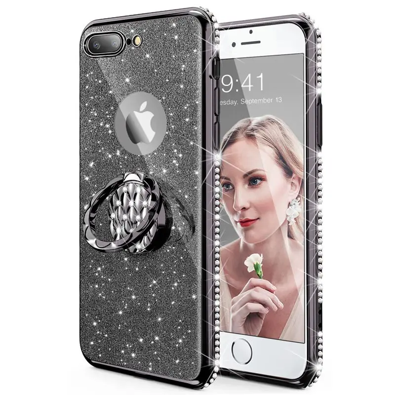 Роскошный чехол для IPhone 7 Plus с металлическим кольцом с поворотом на 360 градусов, чехол для телефона с блестками и бриллиантами, качественный ...
Роскошный чехол для IPhone 7 Plus с металлическим кольцом с поворотом на 360 градусов, чехол для телефона с блестками и бриллиантами, качественный ...