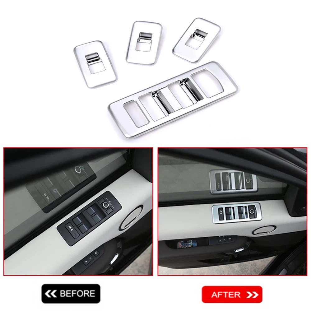 JEAZEA 4Pcs Silver ABS Door Armrest Window Lift Button Frame Cover Trim Fit for Land Rover Discovery 5 LR5 2017 2018 2019
JEAZEA 4Pcs Silver ABS Door Armrest Window Lift Button Frame Cover Trim Fit for Land Rover Discovery 5 LR5 2017 2018 2019