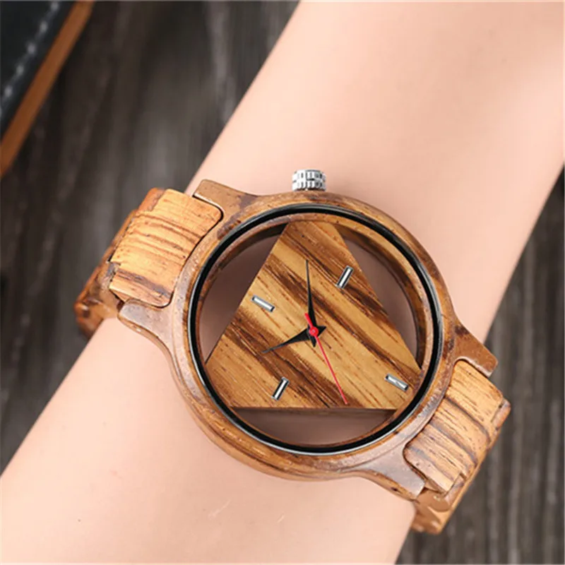2018 Unique Hollow Triangle Wooden Watches Men Style Bamboo Quartz Wristwatches Man's Wood Hour Male Clock Christmas Gifts
2018 Unique Hollow Triangle Wooden Watches Men Style Bamboo Quartz Wristwatches Man's Wood Hour Male Clock Christmas Gifts