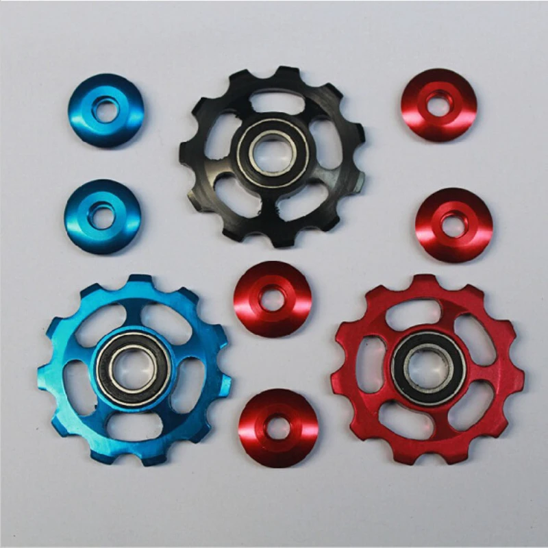 1pc Ultralight 11T Aluminum Alloy Bicycle Derailleur Bike Bearing Jockey Wheel Rear Derailleur Pulleys Outdoor Cycling Accessory
1pc Ultralight 11T Aluminum Alloy Bicycle Derailleur Bike Bearing Jockey Wheel Rear Derailleur Pulleys Outdoor Cycling Accessory