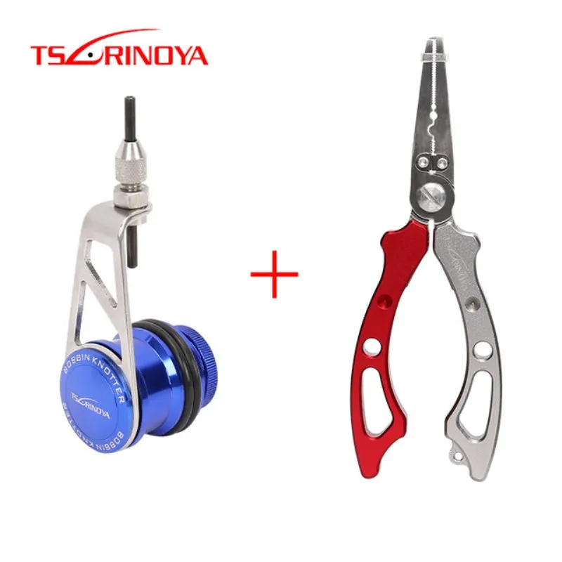 Tsurinoya 52g 28*31*75mm Metal GT PR Bobbin Knotter With TA-150 Aluminum Alloy Fishing Pliers Combination Fishing Accessories
Tsurinoya 52g 28*31*75mm Metal GT PR Bobbin Knotter With TA-150 Aluminum Alloy Fishing Pliers Combination Fishing Accessories