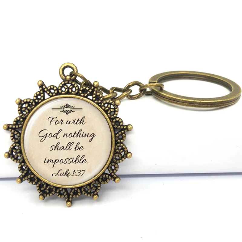 Fashion Jesus Jewelry Christian Key Chain Faith With God Nothing is Impossible Quote Jewelry Glass Saying Key Ring 2017 Gifts
Fashion Jesus Jewelry Christian Key Chain Faith With God Nothing is Impossible Quote Jewelry Glass Saying Key Ring 2017 Gifts