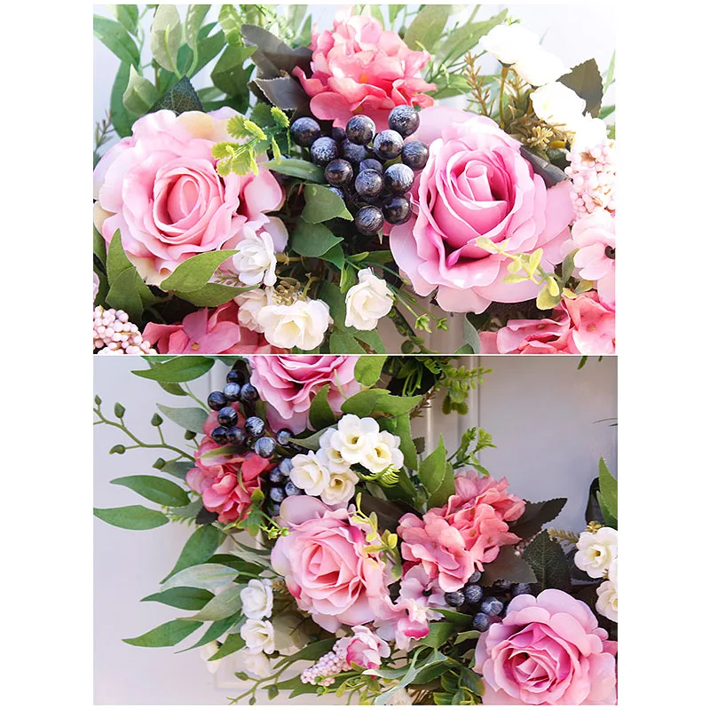 56cm Door Wearth Rose Artificial Flower Wreaths Door Garland for Wedding Decoration Home Party Decor Fall Wreath Farmhouse Decor
56cm Door Wearth Rose Artificial Flower Wreaths Door Garland for Wedding Decoration Home Party Decor Fall Wreath Farmhouse Decor
