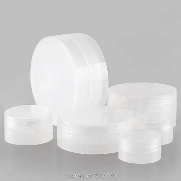 50g Empty Cream Jars DIY Makeup Cosmetic Container PP Mask Translucent With Inner Lids Face Care Refillable
50g Empty Cream Jars DIY Makeup Cosmetic Container PP Mask Translucent With Inner Lids Face Care Refillable
