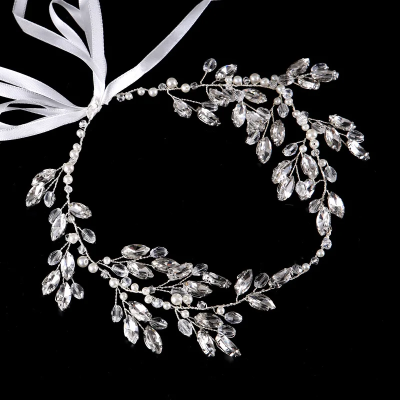 SLBRIDAL Handmade Riibon Wired Crystal Rhinestone Flower Wedding Hair accessories Hair Vine Hairband Bridal Headband Bridesmaids
SLBRIDAL Handmade Riibon Wired Crystal Rhinestone Flower Wedding Hair accessories Hair Vine Hairband Bridal Headband Bridesmaids