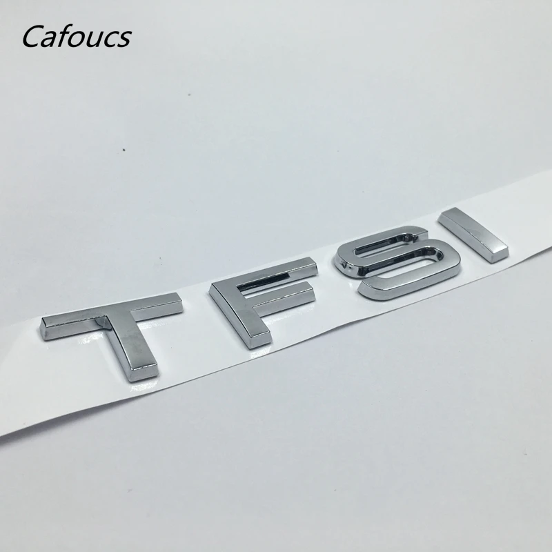 Cafoucs ABS TFSI Letters Car Rear Trunk Emblem Badge Sticker For Audi A3 A4 A6 TTS TT S3 S4 Accessories
Cafoucs ABS TFSI Letters Car Rear Trunk Emblem Badge Sticker For Audi A3 A4 A6 TTS TT S3 S4 Accessories