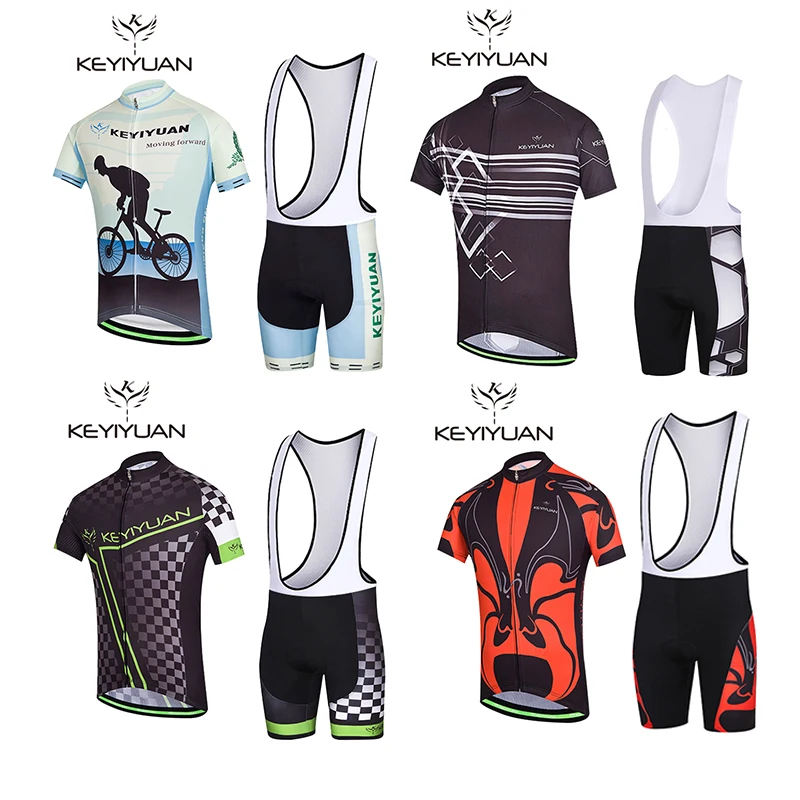 KEYIYUAN Cycling clothes suit Men summer sunscreen Short sleeves breathable tops Silicone pants Mountain bike Cycles Cycling clo
KEYIYUAN Cycling clothes suit Men summer sunscreen Short sleeves breathable tops Silicone pants Mountain bike Cycles Cycling clo