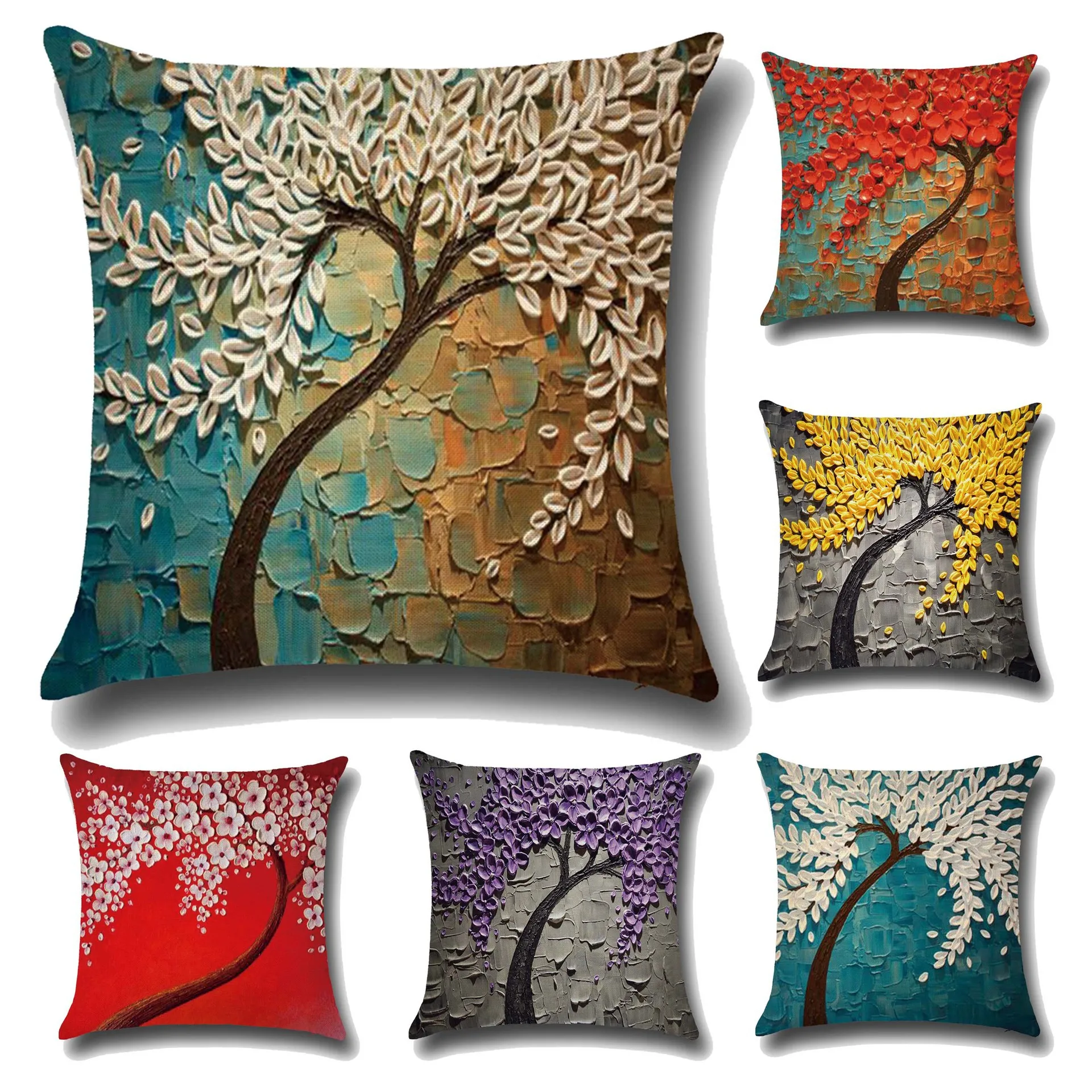 45*45cm 3D Oil Painting Printing Linen Fabric Pillowcase Pillows Case Cover Pillow Bedroom Pillowcase
45*45cm 3D Oil Painting Printing Linen Fabric Pillowcase Pillows Case Cover Pillow Bedroom Pillowcase