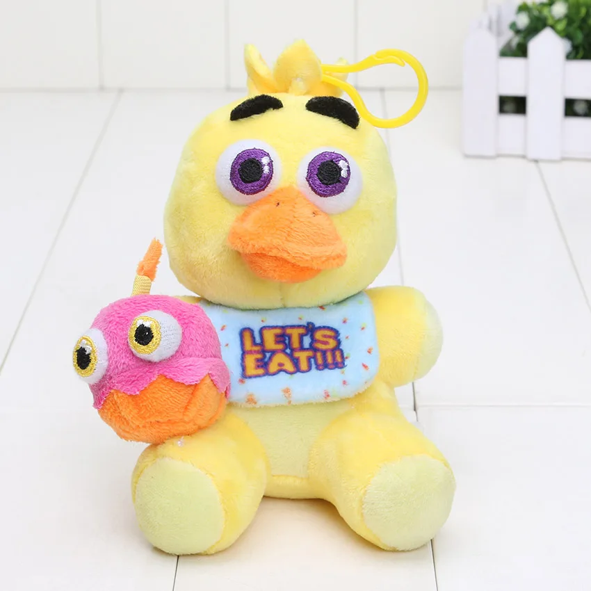 14cm FNAF Five Nights At Freddy's fox Golden Freddy bonnie chica plush keychain Pendant plush toys stuffed doll in stock
14cm FNAF Five Nights At Freddy's fox Golden Freddy bonnie chica plush keychain Pendant plush toys stuffed doll in stock