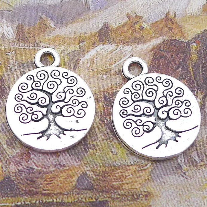 100pcs Charm life Tree painting pendant 19*15mm Antique silver Handmade Jewelry Making DIY Supplies European Alloy accessories
100pcs Charm life Tree painting pendant 19*15mm Antique silver Handmade Jewelry Making DIY Supplies European Alloy accessories