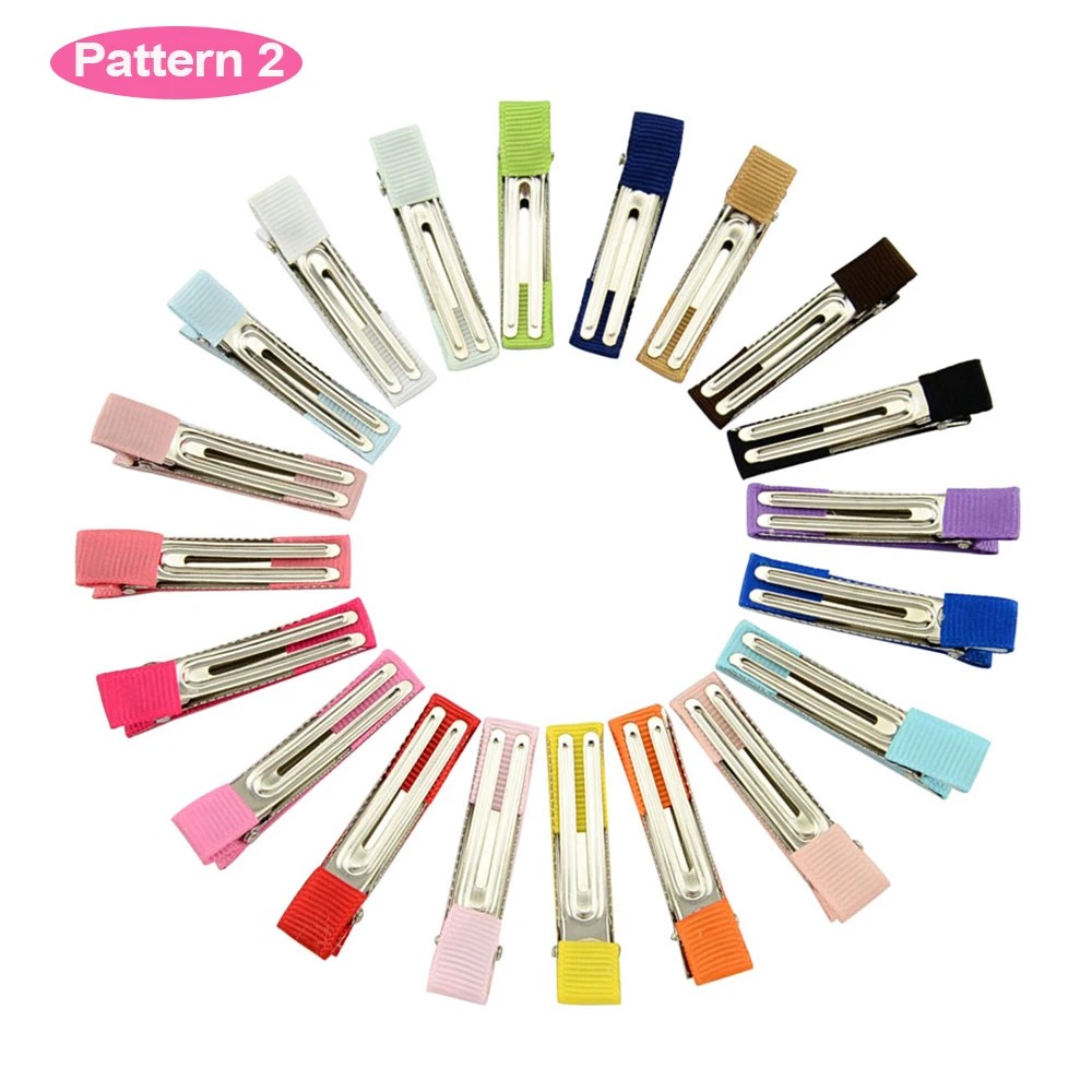 20 Pair Ribbon Lined Single or Double Prong Alligator Clips Barrette For Bows DIY Accessories Arts and Crafts Simple Hair Clips
20 Pair Ribbon Lined Single or Double Prong Alligator Clips Barrette For Bows DIY Accessories Arts and Crafts Simple Hair Clips