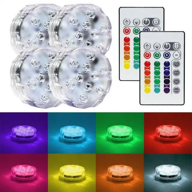 (12 pcs/lot)Aquarium Fish Tank Bar Waterproof Submersible 10-LED Tea Light, Vase Light, Remote Control LED Light
(12 pcs/lot)Aquarium Fish Tank Bar Waterproof Submersible 10-LED Tea Light, Vase Light, Remote Control LED Light