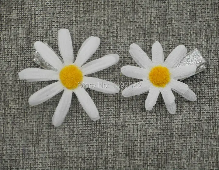 2 Sweet Barrettes Set Kids Costume Hair Ornaments for Children Baby Girls Toddler White Fabric Daisy Flowers Clips Accessories
2 Sweet Barrettes Set Kids Costume Hair Ornaments for Children Baby Girls Toddler White Fabric Daisy Flowers Clips Accessories