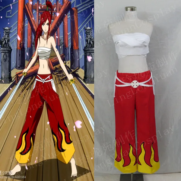 Japanese Anime Fairy Tail costume erza scarlet cosplay costume suit halloween party bandage costumes for girl women
Japanese Anime Fairy Tail costume erza scarlet cosplay costume suit halloween party bandage costumes for girl women