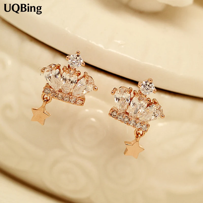 2016 New Arrivals Fashion 925 Sterling Silver Stud Earrings Crystal Crown Star Stud Earrings For Women Jewelry Drop Shipping
2016 New Arrivals Fashion 925 Sterling Silver Stud Earrings Crystal Crown Star Stud Earrings For Women Jewelry Drop Shipping