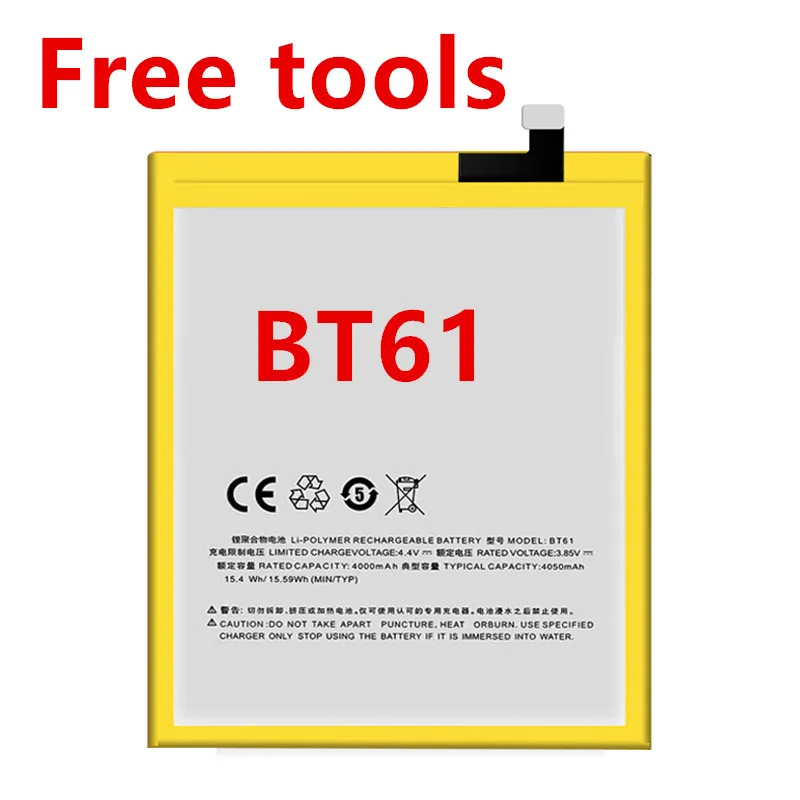 new 4000mAh BT61 for Meizu M3 Note Pro M681H M681 Smartphone High quality Replacement Battery
new 4000mAh BT61 for Meizu M3 Note Pro M681H M681 Smartphone High quality Replacement Battery