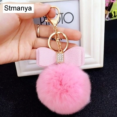 Korean New bow pendant Rex rabbit hair ball bag key chain chain ornaments gift K1506
Korean New bow pendant Rex rabbit hair ball bag key chain chain ornaments gift K1506