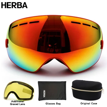 Новые брендовые лыжные очки HERBA, двойная противотуманная Лыжная маска UV400, лыжные очки для катания на лыжах и сноуборде, для мужчин и женщин, ...
Новые брендовые лыжные очки HERBA, двойная противотуманная Лыжная маска UV400, лыжные очки для катания на лыжах и сноуборде, для мужчин и женщин, ...