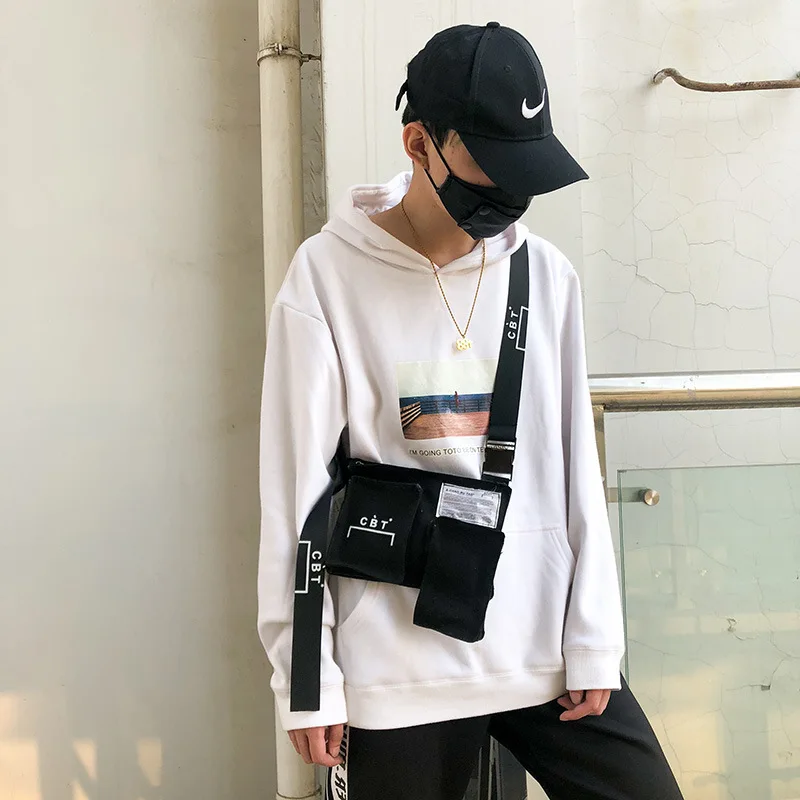 Trend Pockets Men's Shoulder Messenger Bag Tide Brand Riding Small Crossbody Bag Couple Female Unisex fashion Harajuku Style2019
Trend Pockets Men's Shoulder Messenger Bag Tide Brand Riding Small Crossbody Bag Couple Female Unisex fashion Harajuku Style2019