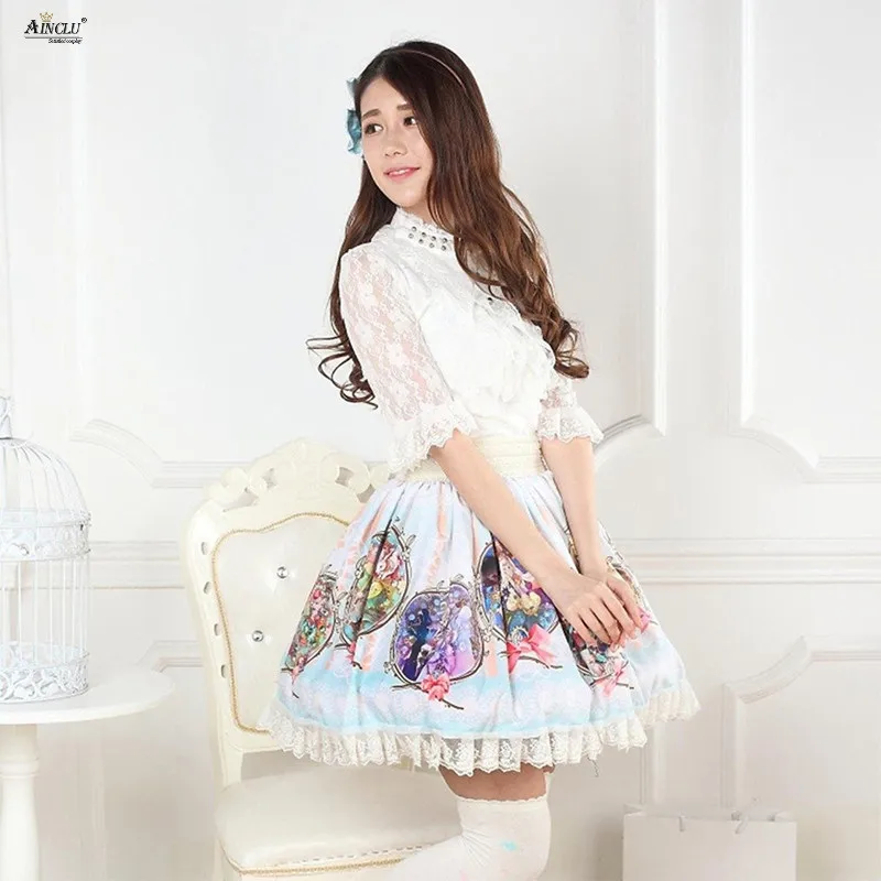 Lolita Style Lace Skirts Womens Skyblue Polyester Astrology Patron Paint Printed Sweet Princess Pleated Lolita Skirts XS-XXL
Lolita Style Lace Skirts Womens Skyblue Polyester Astrology Patron Paint Printed Sweet Princess Pleated Lolita Skirts XS-XXL