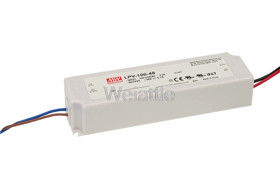 Бренд MEAN WELL представляет оригинальный LPV-100-5 5V 12A meanwell LPV-100 5V 60W один Выход светодиодный импульсный источник Питание
Бренд MEAN WELL представляет оригинальный LPV-100-5 5V 12A meanwell LPV-100 5V 60W один Выход светодиодный импульсный источник Питание