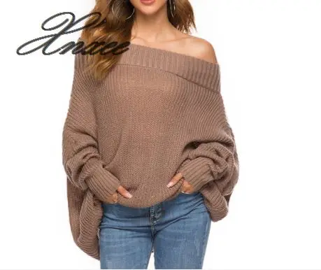 Xnxee2020 autumn and winter Europe and the United States word collar bat sleeve sweater female off-the-shoulder sweater
Xnxee2020 autumn and winter Europe and the United States word collar bat sleeve sweater female off-the-shoulder sweater