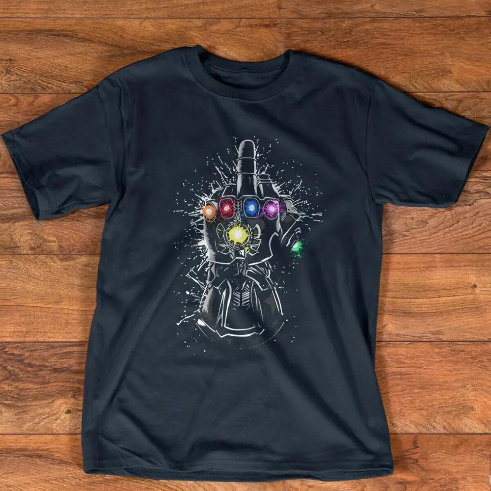 Thanos Infinity War Art Superheroes Gauntlet Finger T Shirt Summer Short Sleeves Fashion Print Letters Hip Hop Tops
Thanos Infinity War Art Superheroes Gauntlet Finger T Shirt Summer Short Sleeves Fashion Print Letters Hip Hop Tops