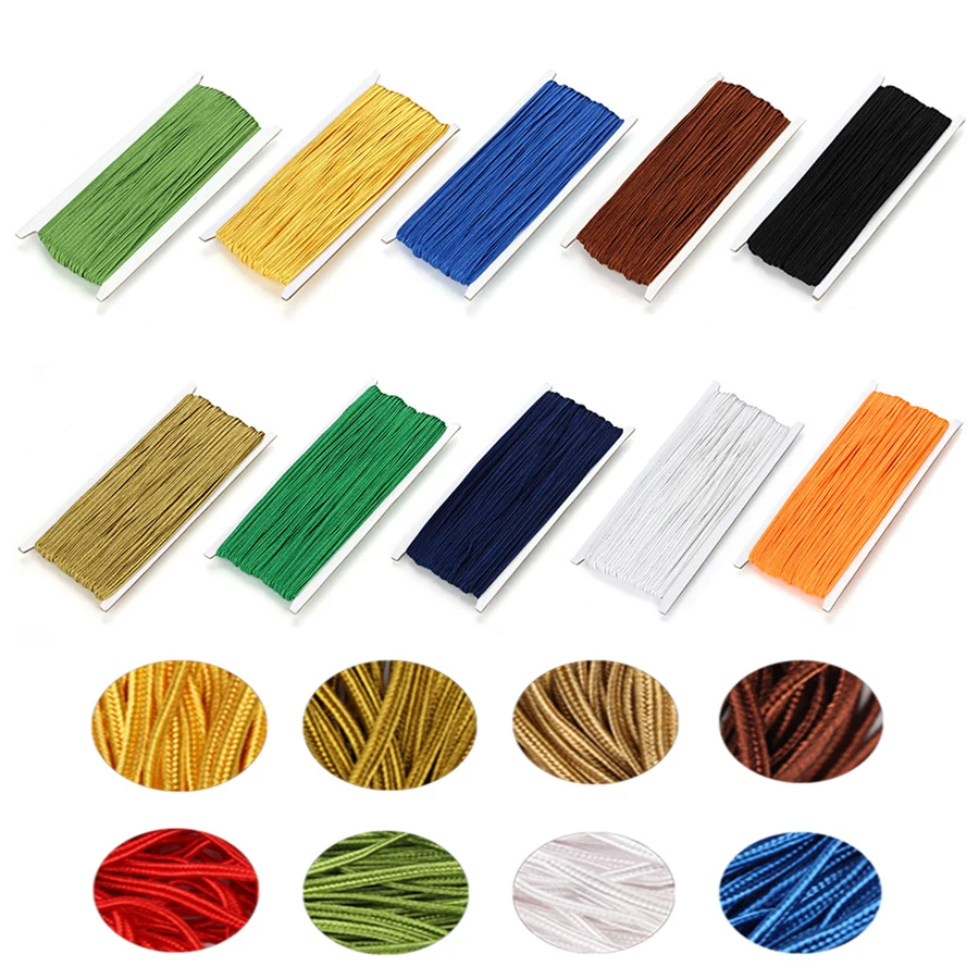 16 Colors 34 yards/lot(31Meter) Approx.3mm Chinese Soutach Snake Belly Nylon Rope Cord Soutache DIY Jewelry Material Accessories
16 Colors 34 yards/lot(31Meter) Approx.3mm Chinese Soutach Snake Belly Nylon Rope Cord Soutache DIY Jewelry Material Accessories