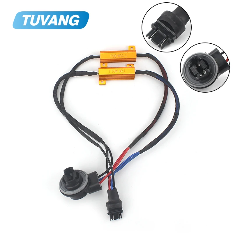2x1156 BA15S 1157 BAY15D 7440 7443 3156 3157 автомобильный LED Поворотный одиночный нагрузочный