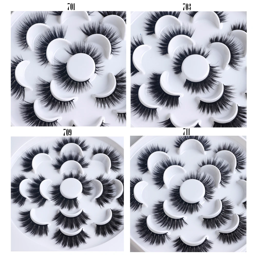 70 Pairs False Eyelashes 6D Synthetic Mink 0.07 CThick Full Strip Lash Extensions Fashion Eyelash Flower Pack Hotsell 3D Lashes
70 Pairs False Eyelashes 6D Synthetic Mink 0.07 CThick Full Strip Lash Extensions Fashion Eyelash Flower Pack Hotsell 3D Lashes