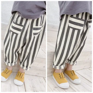 Boys Striped Pants 2019 Summer Autumn New Kids Casual Harem Pants Baby Boys and Girls Loose Trousers Toddler Sport Striped Pants
Boys Striped Pants 2019 Summer Autumn New Kids Casual Harem Pants Baby Boys and Girls Loose Trousers Toddler Sport Striped Pants