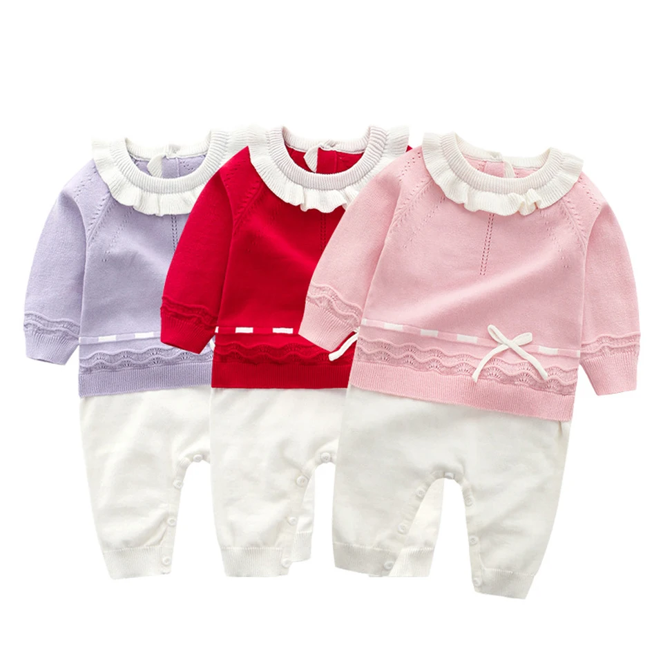 Baby Girls Clothes Autumn Baby knitted Romper Set Infant Newborn Baby Girl Cardigan Boys Sweater Cotton Baby Jumpsuit For Girls
Baby Girls Clothes Autumn Baby knitted Romper Set Infant Newborn Baby Girl Cardigan Boys Sweater Cotton Baby Jumpsuit For Girls