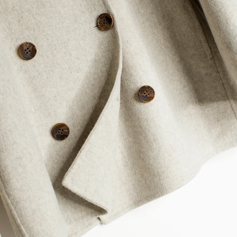 2019 New Autumn Winter Double Breasted Woolen Coat Casual Fashion Wool Coat Women Long Outerwear Feminine Coat A059
2019 New Autumn Winter Double Breasted Woolen Coat Casual Fashion Wool Coat Women Long Outerwear Feminine Coat A059