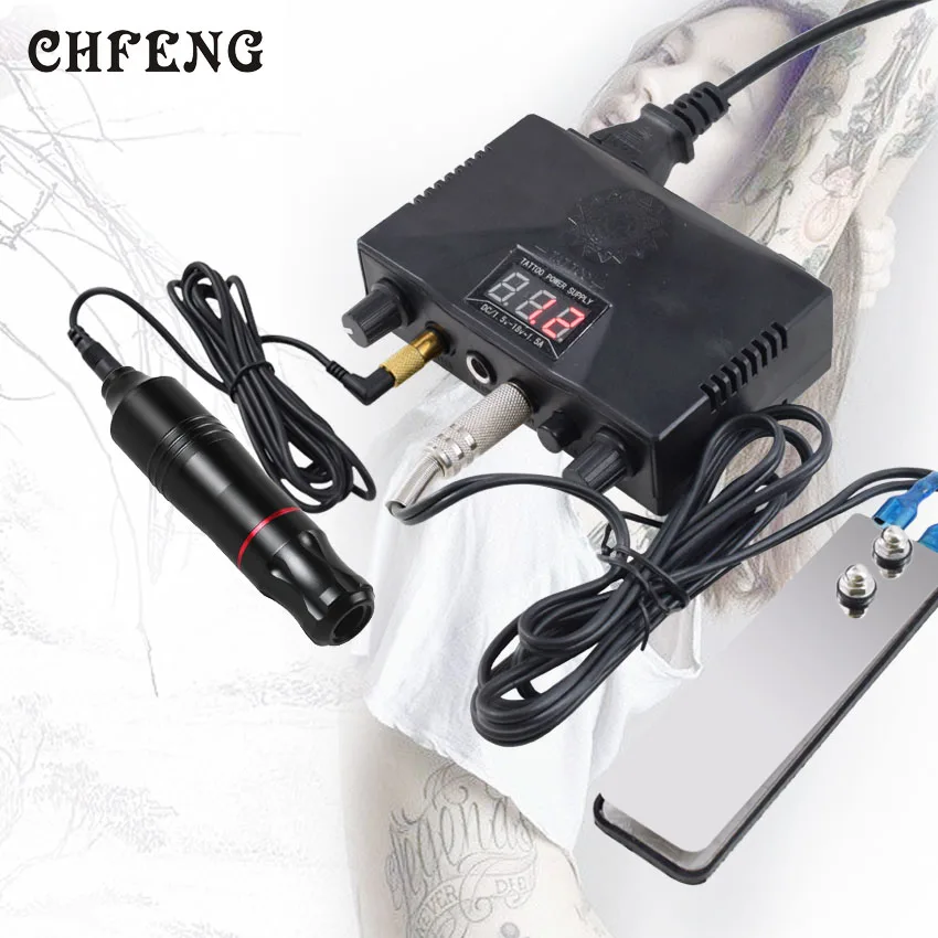 Tattoo Kit Rotary Machine Gun Digital Power Supply Foot Pedal Grip Bandage Cartridge Needle for Body Art Shader Liner Tattoo Set
Tattoo Kit Rotary Machine Gun Digital Power Supply Foot Pedal Grip Bandage Cartridge Needle for Body Art Shader Liner Tattoo Set