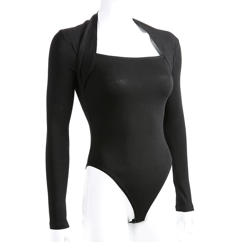 Sweetown Black Plain Bodysuit Women Autumn 2018 Long Sleeve Body Women Top Sexy Elegant Body Feminino Basic Bodycon Bodysuits
Sweetown Black Plain Bodysuit Women Autumn 2018 Long Sleeve Body Women Top Sexy Elegant Body Feminino Basic Bodycon Bodysuits