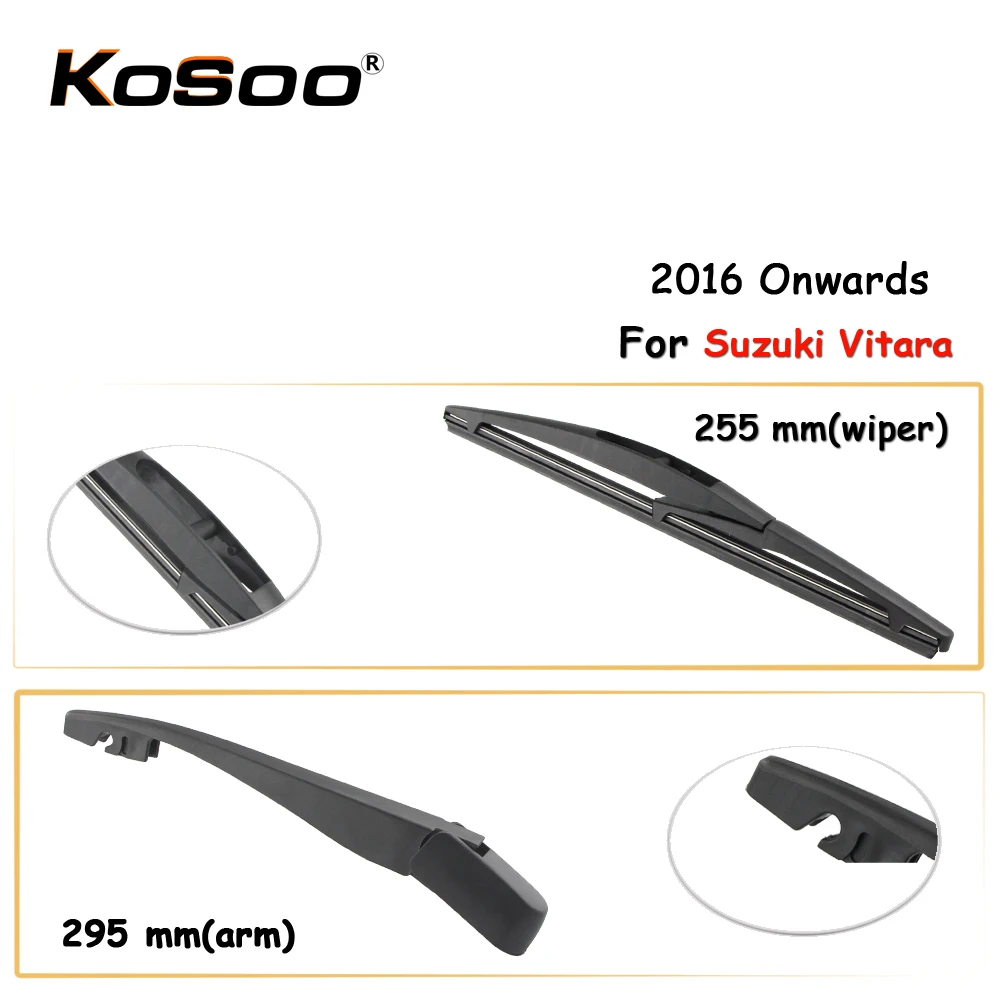 KOSOO Auto Rear Car Wiper Blade For Suzuki Vitara,255 mm 2016 Onwards Rear Window Windshield Wiper Blades Arm,Car Accessories
KOSOO Auto Rear Car Wiper Blade For Suzuki Vitara,255 mm 2016 Onwards Rear Window Windshield Wiper Blades Arm,Car Accessories
