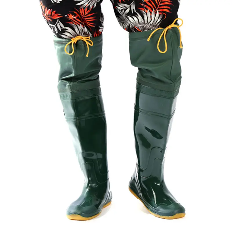 High-Jump Overknee PVC Fishing Waders Cold&Wear-resisting Soft Sole Fishing Wader Unisex Multipurpose PVC Fishing Waders Boots
High-Jump Overknee PVC Fishing Waders Cold&Wear-resisting Soft Sole Fishing Wader Unisex Multipurpose PVC Fishing Waders Boots