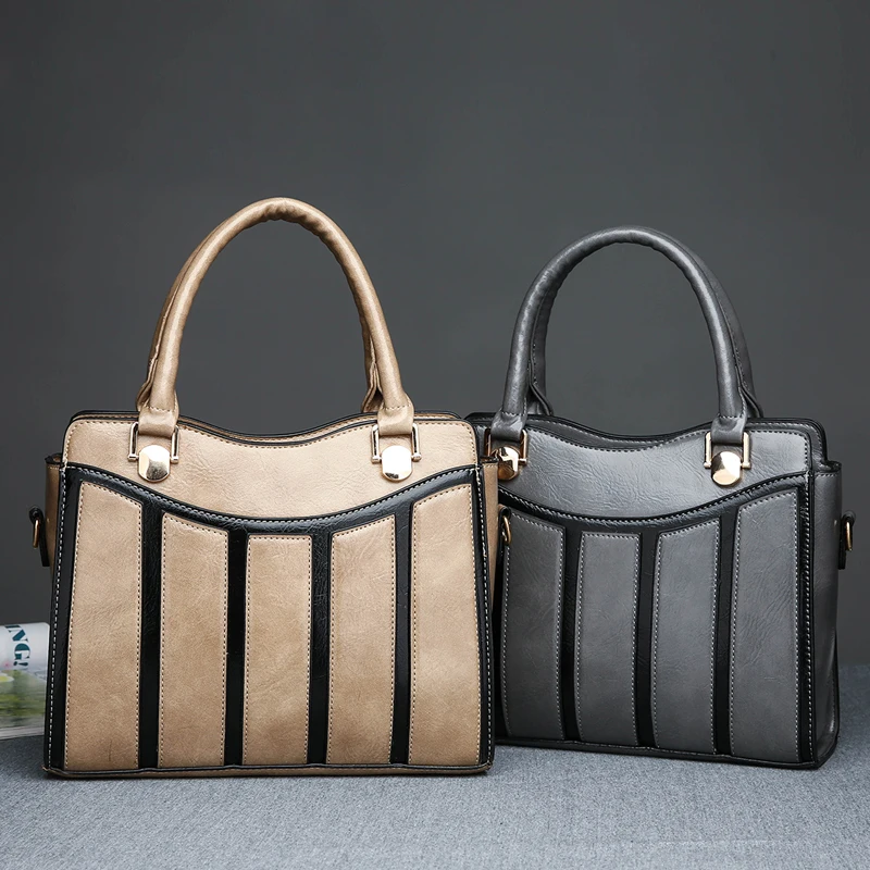 Personality Temperament Stripe Lady Handbag New Fashion High Quality Casual Wild Shoulder Messenger Bag
Personality Temperament Stripe Lady Handbag New Fashion High Quality Casual Wild Shoulder Messenger Bag