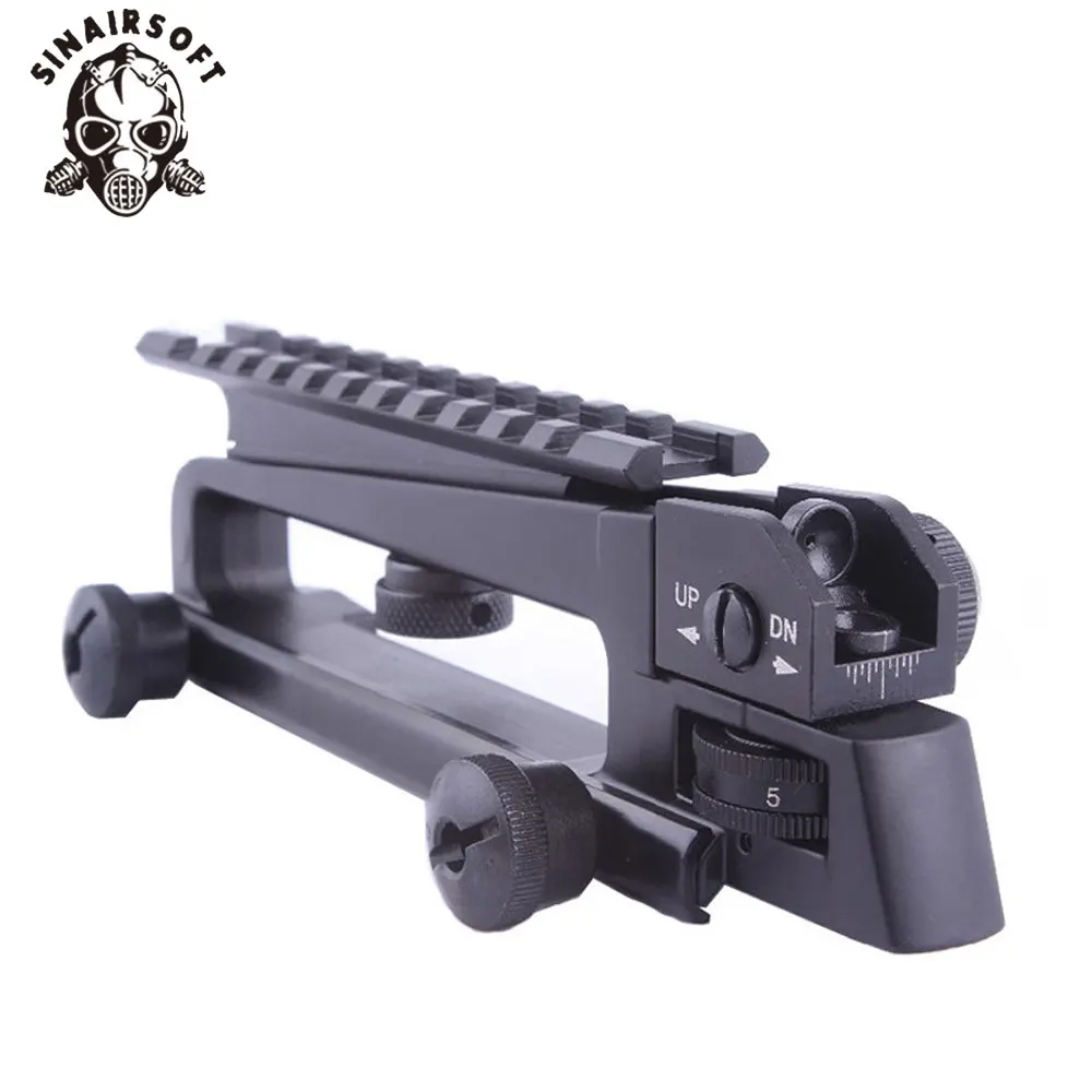 AR15 Metal Detachable Black Carry Handle Dual Apertures A2 Rear Sight and Picatinny Rail Combo Mount For M4 M16 hunting parts
AR15 Metal Detachable Black Carry Handle Dual Apertures A2 Rear Sight and Picatinny Rail Combo Mount For M4 M16 hunting parts