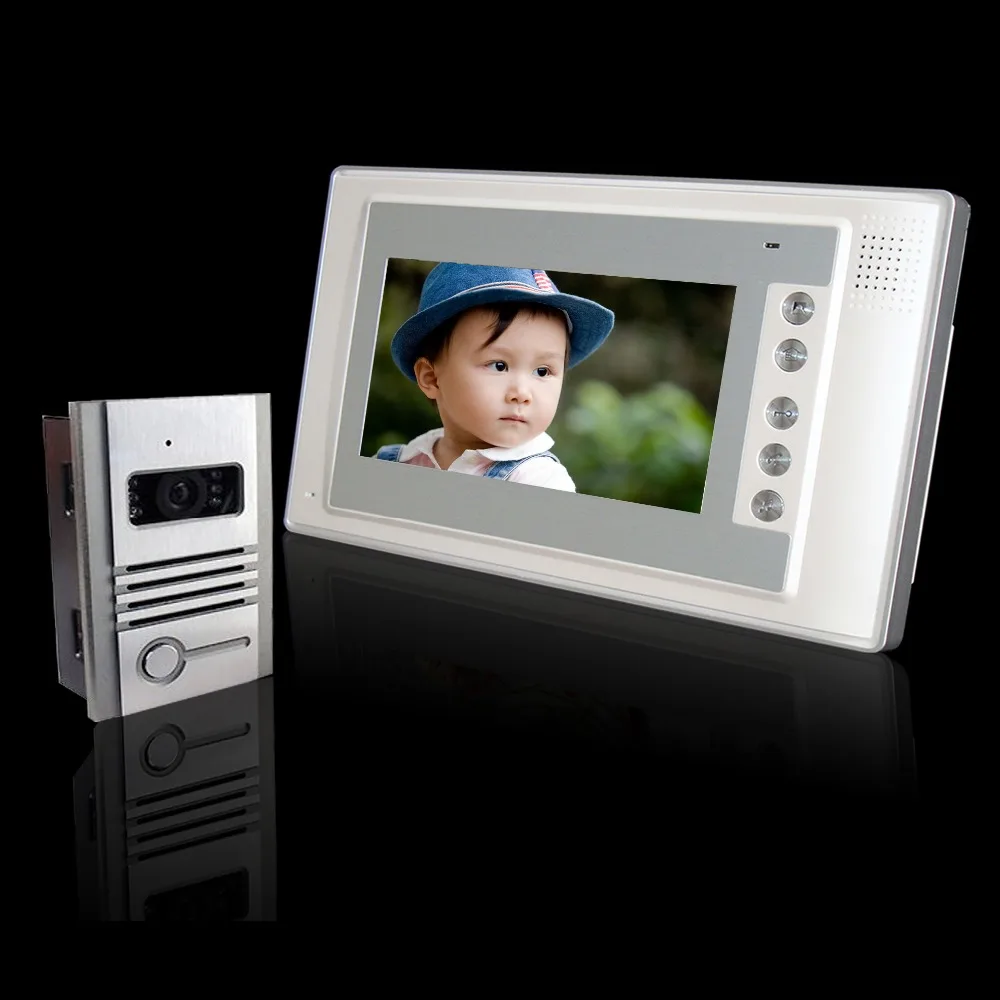 7 Inch Color Wired Video Door Phone Intercom System Kit IR Night Vision Camera Doorbell Doorbell For Home Security
7 Inch Color Wired Video Door Phone Intercom System Kit IR Night Vision Camera Doorbell Doorbell For Home Security