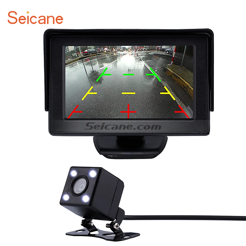 4.3 Inch HD Digtal TFT LCD Monitor Displayer Backup RearView Camera Reverse Parking with HD Reverse Rear View Backup Camera free
4.3 Inch HD Digtal TFT LCD Monitor Displayer Backup RearView Camera Reverse Parking with HD Reverse Rear View Backup Camera free