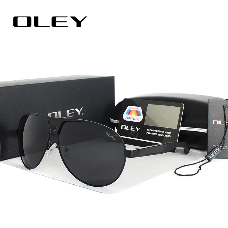 

OLEY Retro Round Sunglasses Men Polarized Oversized Sun Glasses women Big frame Driving Goggles lunettes de soleil pour hommes