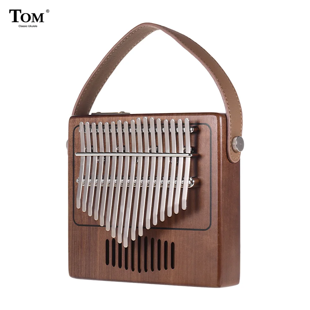Tom 17-Key Thumb Piano Kalimba Mbira Sanza Walnut Solid Wood with Carry Bag Musical Note Stickers Tuning Hammer Strap Gift
Tom 17-Key Thumb Piano Kalimba Mbira Sanza Walnut Solid Wood with Carry Bag Musical Note Stickers Tuning Hammer Strap Gift
