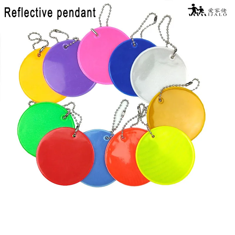 Wholesale 50pcs/lot Round Soft PVC Reflective keychain bag pendant accessories for visibile safety use
Wholesale 50pcs/lot Round Soft PVC Reflective keychain bag pendant accessories for visibile safety use