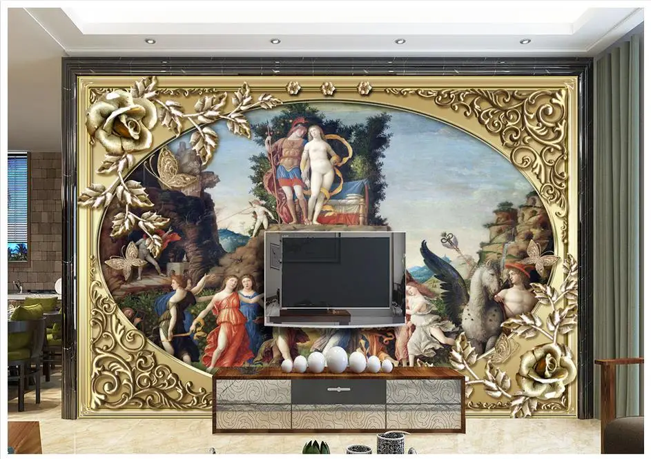 3D wall murals wallpaper custom picture mural European court classical oil painting 3D television background wall 3d wallpaper
3D wall murals wallpaper custom picture mural European court classical oil painting 3D television background wall 3d wallpaper
