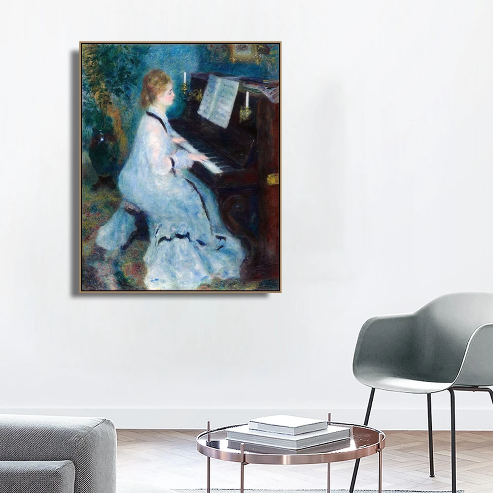 Renoir Painting 《Young Woman at the Piano》Wall Art Classic Canvas Poster Oil Painting Print Room Decoration Modern Home Decor
Renoir Painting 《Young Woman at the Piano》Wall Art Classic Canvas Poster Oil Painting Print Room Decoration Modern Home Decor