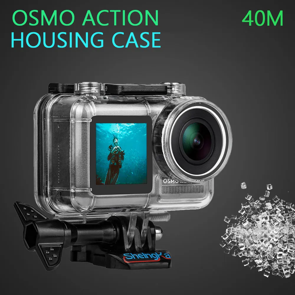 DJI OSMO ACTION 40M водонепроницаемый корпус чехол для плавания защита дайвинга Osmo Action