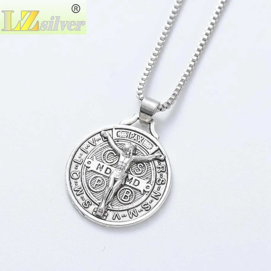Quis Et Dues Saint Michael Cross Medal Zinc Alloy Pendant Necklaces N1729 24inches
Quis Et Dues Saint Michael Cross Medal Zinc Alloy Pendant Necklaces N1729 24inches