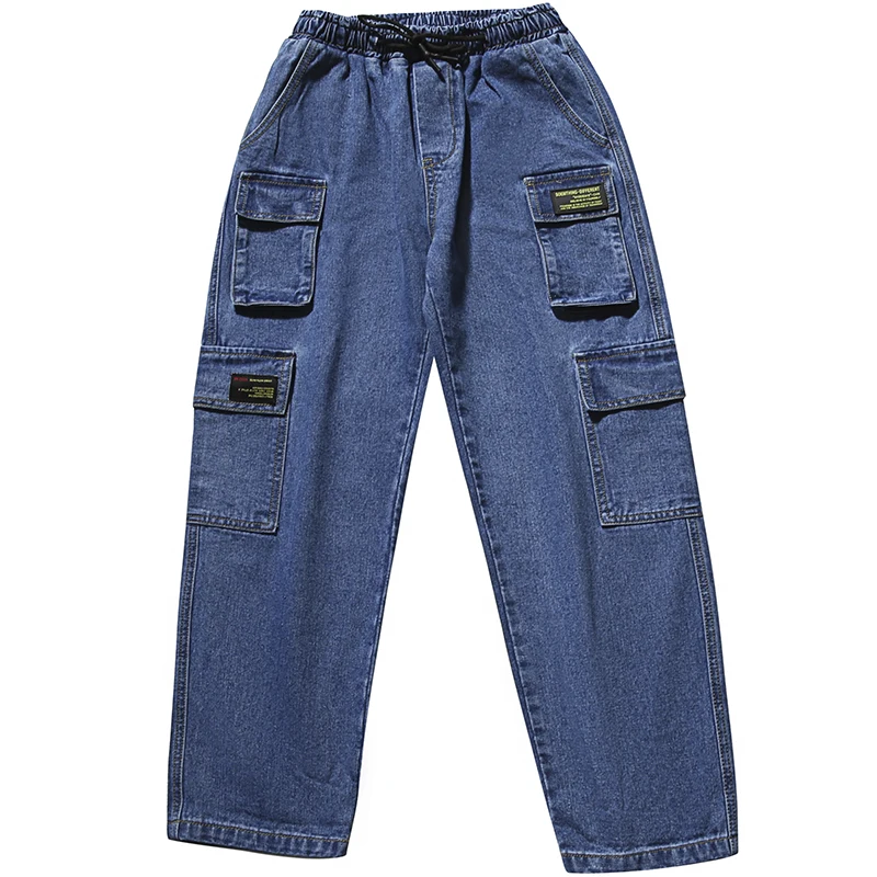 2019 Fashion Korean version of the Tooling Style Jeans Multi-pocket Trend Wide Leg Pants Loose Casual Jeans Large Size 2XL 3XL
2019 Fashion Korean version of the Tooling Style Jeans Multi-pocket Trend Wide Leg Pants Loose Casual Jeans Large Size 2XL 3XL